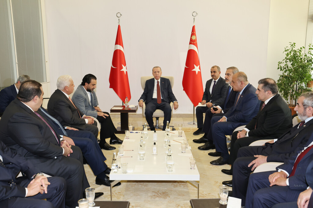 Türkiye Cumhurbaşkanı Erdoğan, Irak Meclis Başkanı Halbusi'yi kabul etti